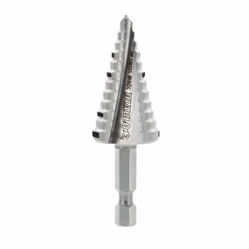 Impact Step Drill Bit - 3/8" to 7/8", 12 Steps