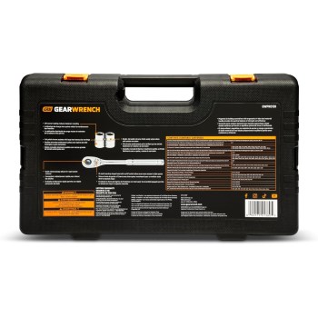 138-Piece Pro Mechanic's Tool Set, 72-Tooth