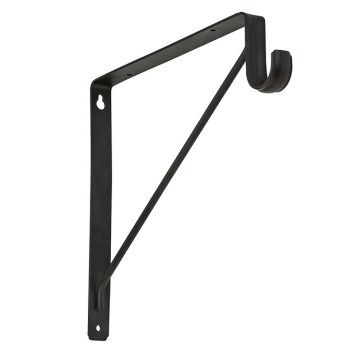 National S822-092 Shelf and Rod Bracket,  Oil Rubbed Bronze Finish