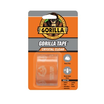Gorilla Tape, Clear - 1-1/2" x 5 Yd