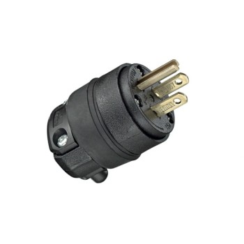 Rubber Rough Duty Grounding Male Plug 