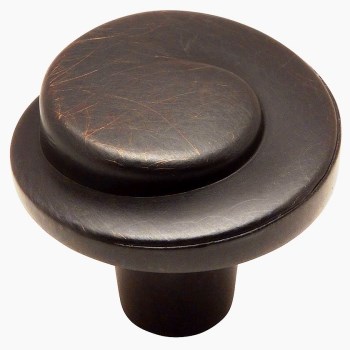 Swirl Design Knob, Oil Rubbed Bronze Finish ~ 1.25"