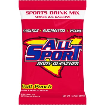 All Sport Electrolyte Drink Powder, Fruit Punch - 2.5 Gal