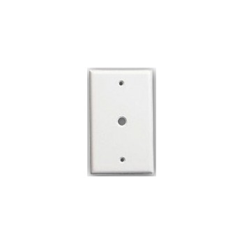 Wall Plate Cover, Telephone or Cable ~ White