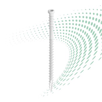 GRK RT Composite Trim Head Screw, White - #8 x 2-1/2", 100pk