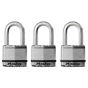 MasterLock M5XTRILFHC 3pk 2in. Lam Padlock