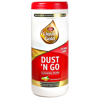 Liquid Gold Dust'N Go Polishing Cloths, 20 Wipes ~ 7" x 11"