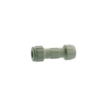 PVC Compression Coupling, 1 1/2 inch