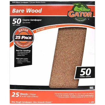 Ali Industries 4230 Sandpaper, Garnet ~ 50 Grit