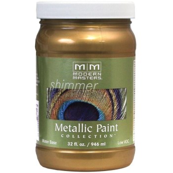 Modern Masters Me289-32 Metallic Paint, Brass 32 Ounce