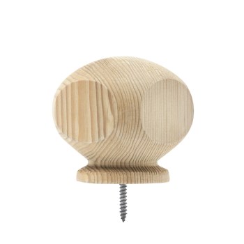 Waddell Contemporary Pine Post Top 3-1/2" x 3-1/4"