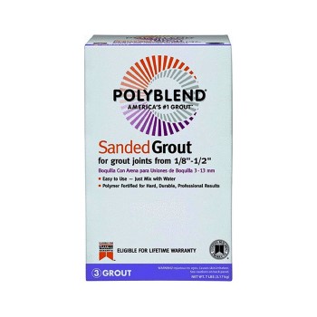 PolyBlend Sanded Grout, Sahara Tan ~ 7 Lbs 