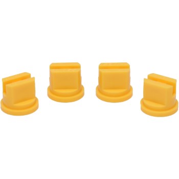 Valley 80 Deg Flat Fan Spray Tip, Yellow - 2.0, 4pk