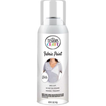 Fabric Spray Paint, White 5 oz