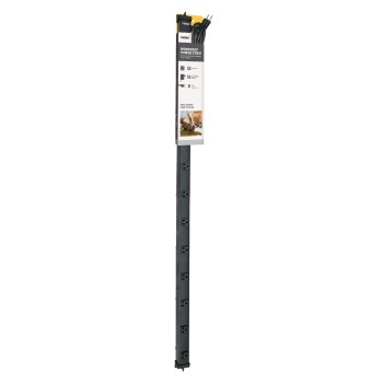 Prime Wire 12-Outlet Metal Power Strip - 4 Ft with 6 Ft Cord