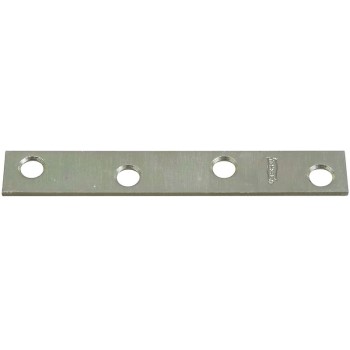 National N272-732 Mending Brace, Zinc ~ 4" x 5/8"