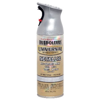 Rust-Oleum 245220 Universal Spray Paint, Titanium Silver~ 11oz  