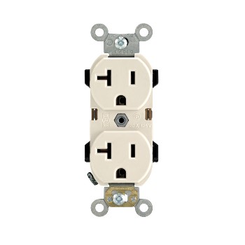 Leviton S06-5325-TS Decora Grounded Duplex Recetacle ~ Light Almond