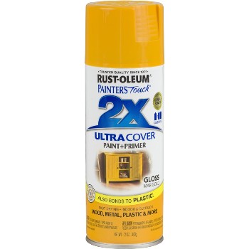 Rust-Oleum 249862 Painters Touch Ultra Cover 2X Spray, Marigold Gloss ~ 12 oz Spray