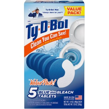 Blue Toilet Bowl Bleach Tablet