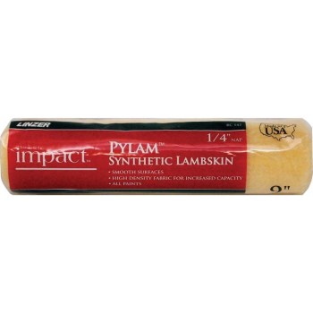 Linzer Pylam Synthetic Lambskin Roller Cover - 9" x 1/4"