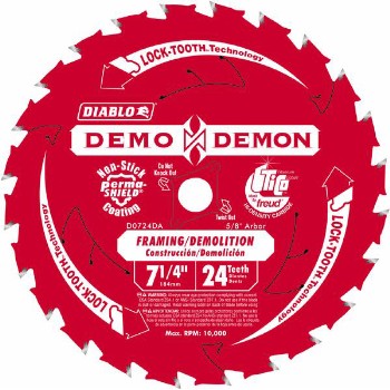 Freud/diablo D0724da 7-1/4 Demo Demon Blade