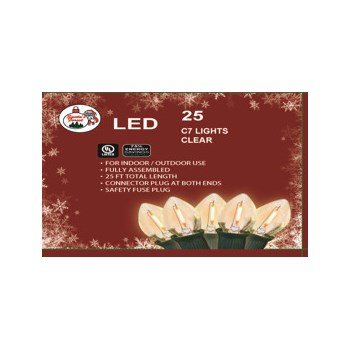 25ct C9 Clear Led