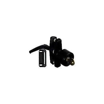 National 178806 Satin Black  Keyed Knob Latch, Visual Pack 1308 