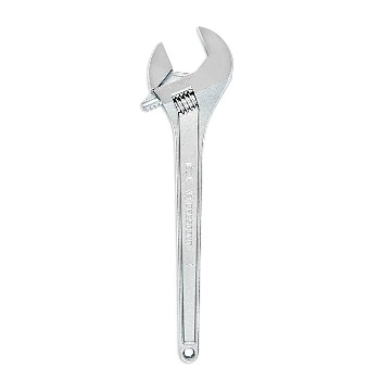 Apex/Cooper Tool  AC218VS Adjustable Wrench,  Chrome ~  Crescent Brand 18"