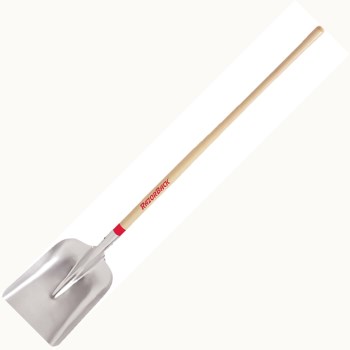 Razor-Back Long Handle Aluminum Scoop ~ Hardwood Handle