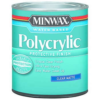 Polycrylic Protective Finish,  Matte ~ Half Pint 