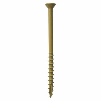 Grip-Rite PrimeGuard Plus #9 x 3" Tan Exterior Screw - 5 Lb