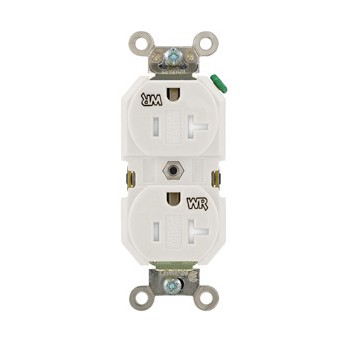 Tamper-Resistant Duplex Receptacle - 20 Amp ~ White