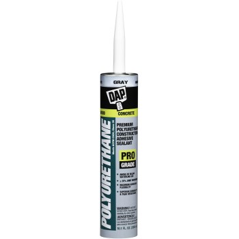 Premium Polyurethane Construction Sealant, Gray ~ 10.1 oz Tubes