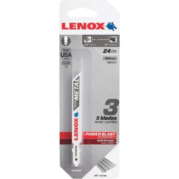 Lenox (Stanley Black & Decker) 1991571 3pk 24t Jig Blade