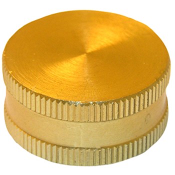 Larsen 15-1763 Hose Cap w/ Hose Washer, Brass ~ 3/4"