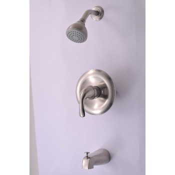 Tub & Shower Mixer Brushed Nickel