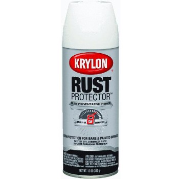 Krylon K06903900 Rust Protector Enamel, Primer ~ White