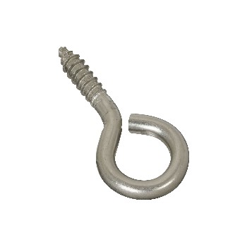 Screw Eyes, Large Stainless Steel ~  2 - 5/8"