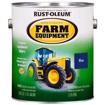 Rust-oleum 7424402 Farm Equipment Finish, Ford Blue ~ Gallon