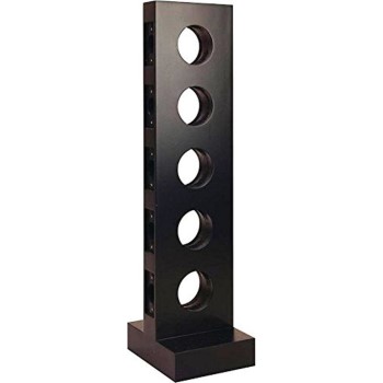 Hardware House 384826 Five Hole Lock Mount Display, Black Chinese Oak