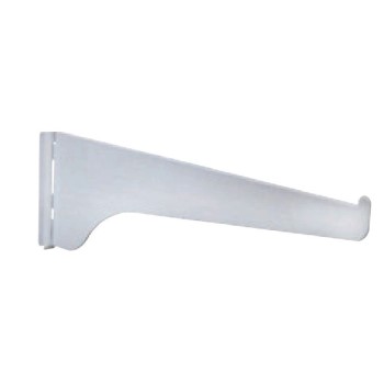 Knape & Vogt 180 WH 6 Boltless Shelf Bracket, White ~ 6"