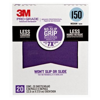 3m 051141342783 Sandpaper, 150 Grit ~ 9x11