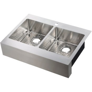 Stainless Steel 50/50 Sink
