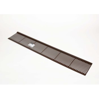 Snap-In Gutter Guard, Brown ~ 3 Ft