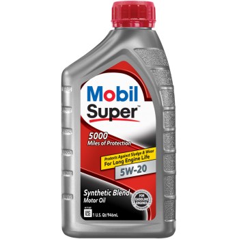 Mobil Super Motor Oil, SAE 5W-20 ~ Qt