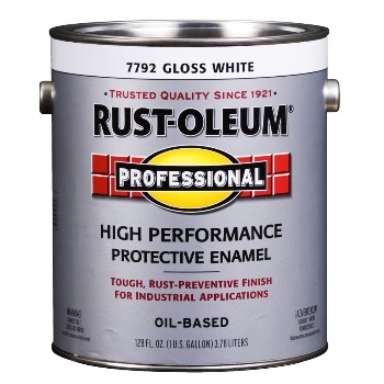 Rust-oleum 7792402 Protective Enamel, Gloss White ~ Gallon