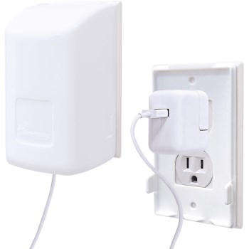White Outlet Plug Cover