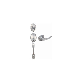 Hardware House/Locks 424853 Handleset, Jemison Greystone