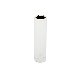 GearWrench Deep Socket, 6-Point - 1/4" Drive, 9mm